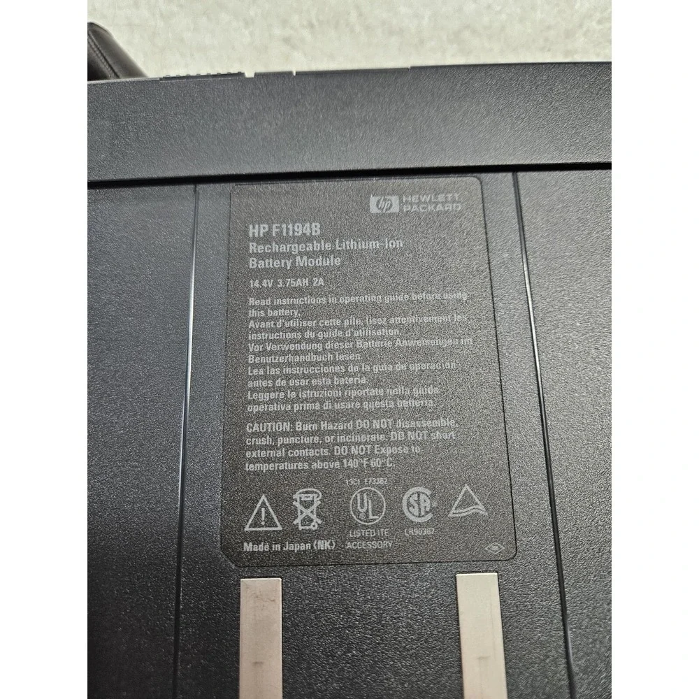HP F1194B‎ Rechargeable Lithium-Ion Battery Module Vtg W/ Case Hewlett Packard